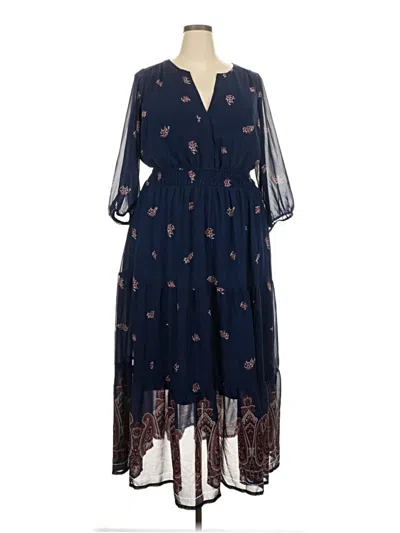 Pre-owned Torrid Casual Dress In Blue