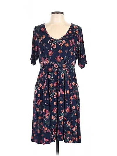 Pre-owned Torrid Casual Dress In Blue