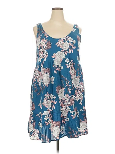 Pre-owned Torrid Casual Dress In Blue