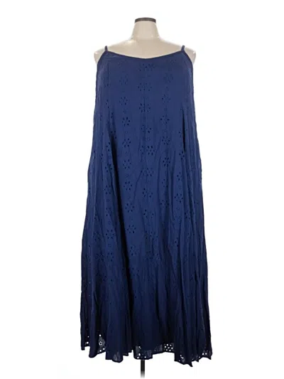 Pre-owned Torrid Casual Dress In Blue