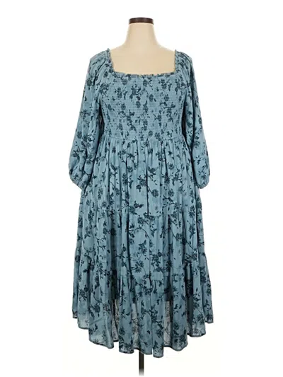 Pre-owned Torrid Casual Dress In Blue