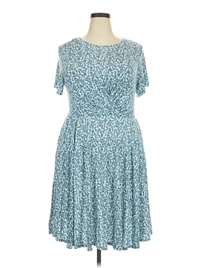 Pre-owned Torrid Casual Dress In Blue