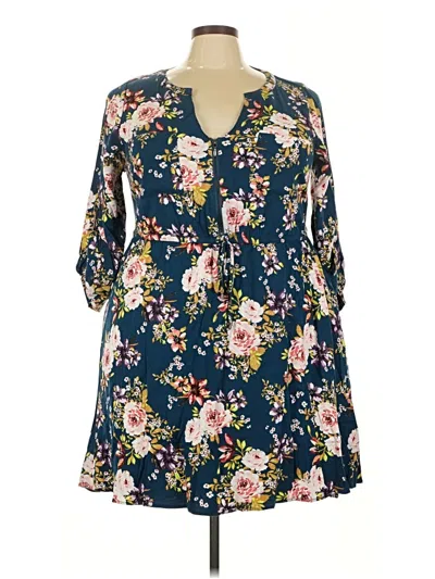 Pre-owned Torrid Casual Dress In Blue