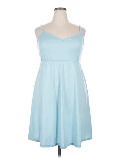Pre-owned Torrid Casual Dress In Blue