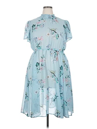 Pre-owned Torrid Casual Dress In Blue