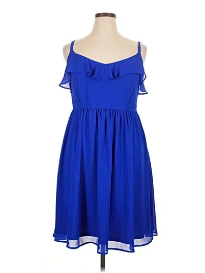 Pre-owned Torrid Casual Dress In Blue
