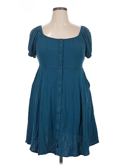 Pre-owned Torrid Casual Dress In Blue