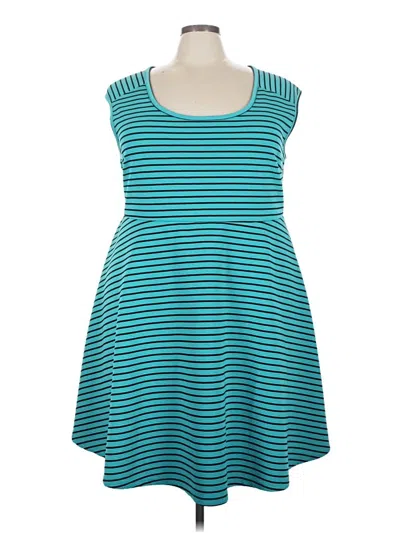 Pre-owned Torrid Casual Dress In Blue