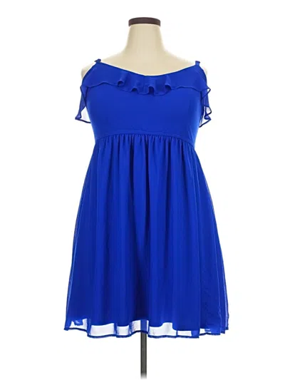 Pre-owned Torrid Casual Dress In Blue
