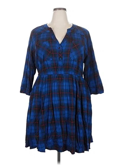 Pre-owned Torrid Casual Dress In Blue