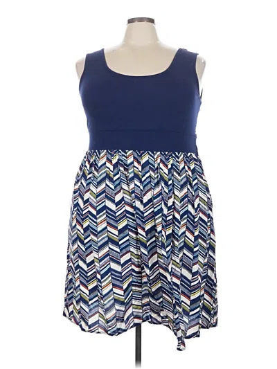 Pre-owned Torrid Casual Dress In Blue
