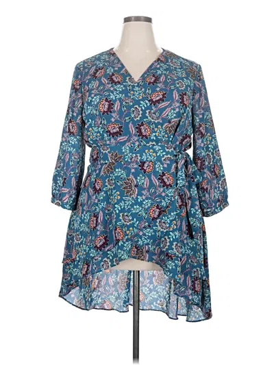 Pre-owned Torrid Casual Dress In Blue