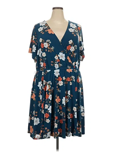 Pre-owned Torrid Casual Dress In Blue