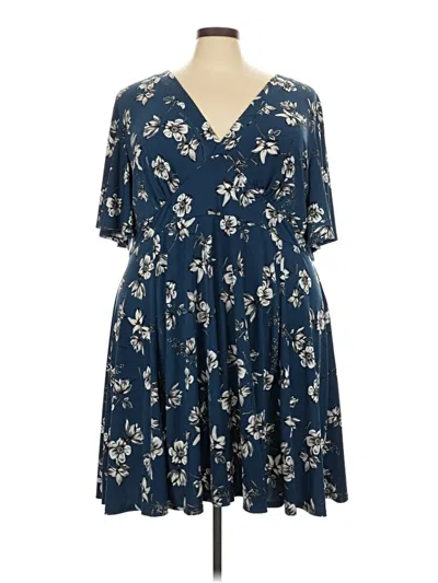 Pre-owned Torrid Casual Dress In Blue