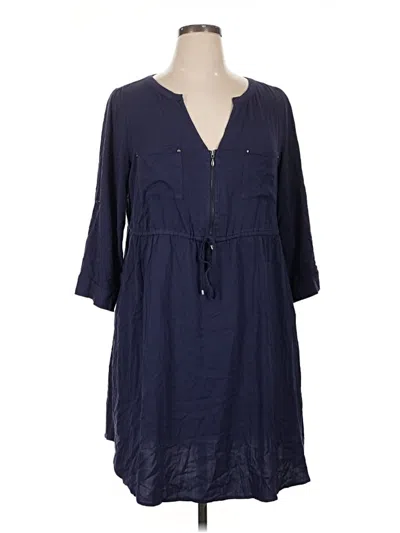 Pre-owned Torrid Casual Dress In Blue