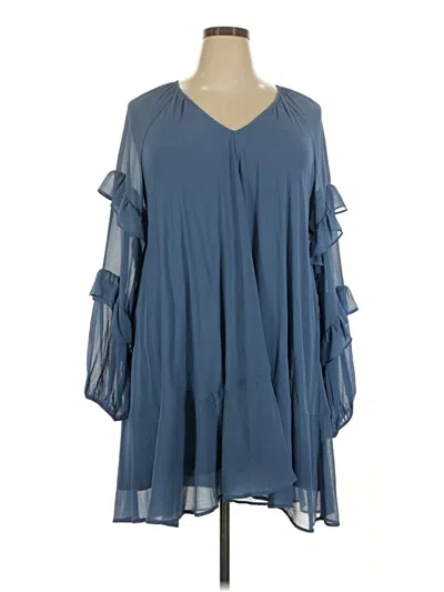 Pre-owned Torrid Casual Dress In Blue