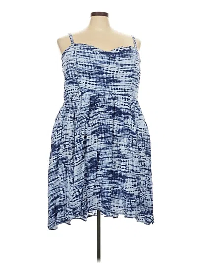 Pre-owned Torrid Casual Dress In Blue