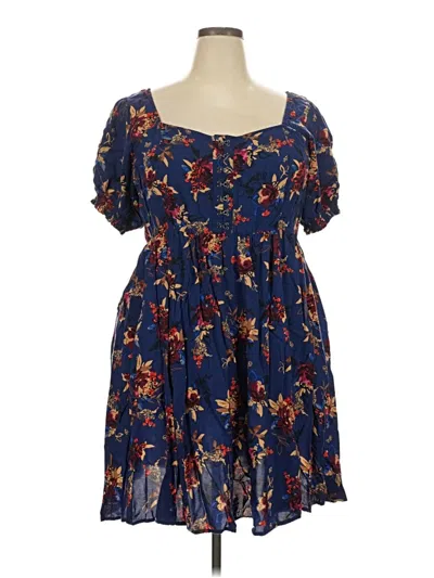 Pre-owned Torrid Casual Dress In Blue