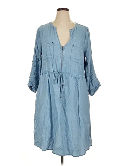 Pre-owned Torrid Casual Dress In Blue