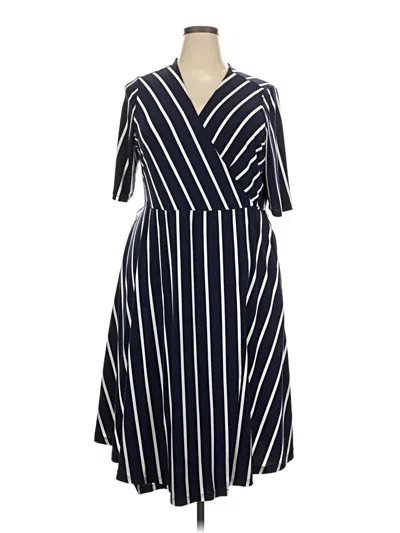 Pre-owned Torrid Casual Dress In Blue