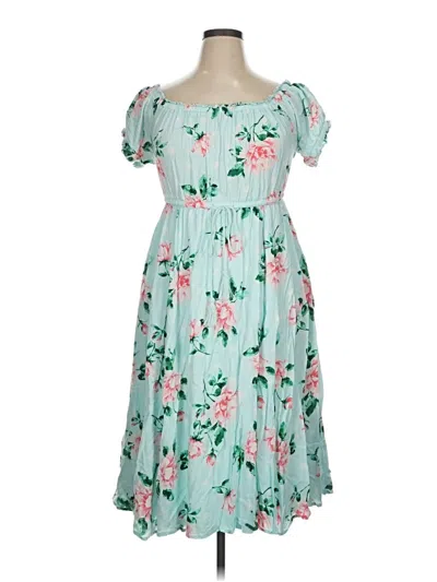 Pre-owned Torrid Casual Dress In Blue