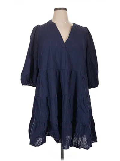 Pre-owned Torrid Casual Dress In Blue