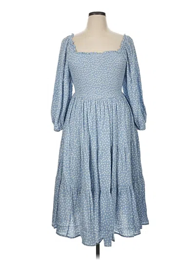 Pre-owned Torrid Casual Dress In Blue