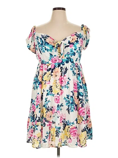 Pre-owned Torrid Casual Dress In Blue