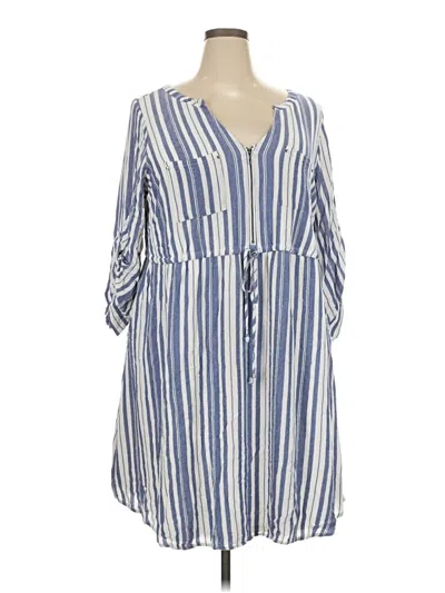 Pre-owned Torrid Casual Dress In Blue