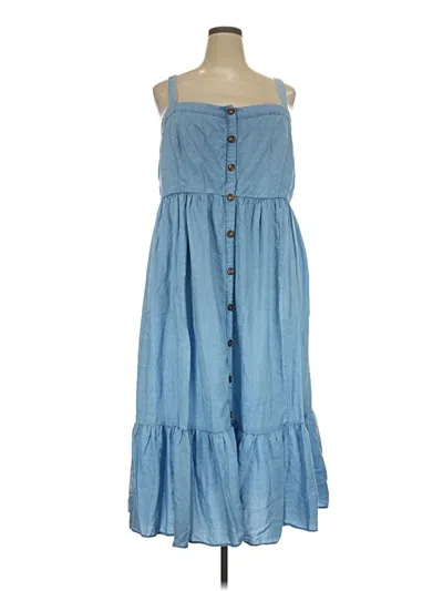Pre-owned Torrid Casual Dress In Blue
