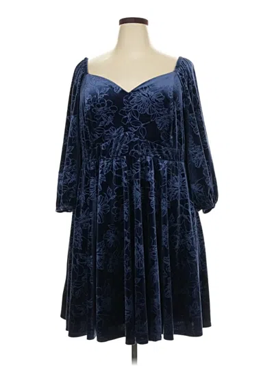 Pre-owned Torrid Casual Dress In Blue