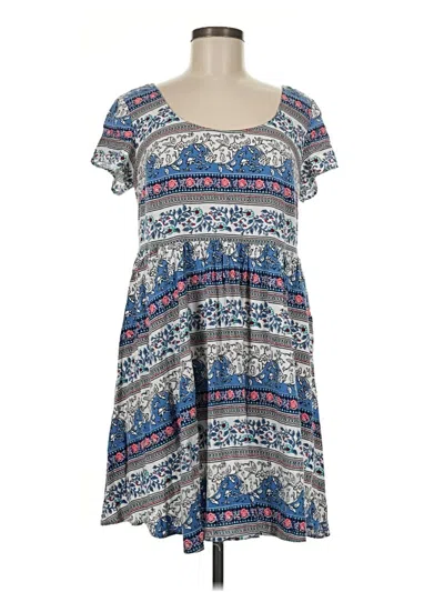 Pre-owned Torrid Casual Dress In Blue