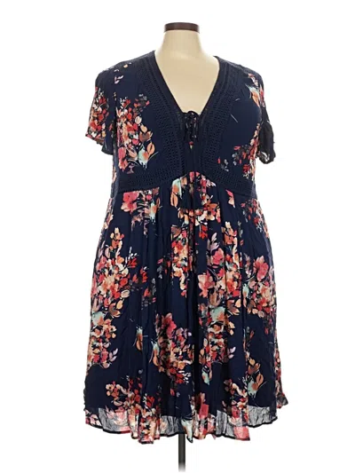 Pre-owned Torrid Casual Dress In Blue