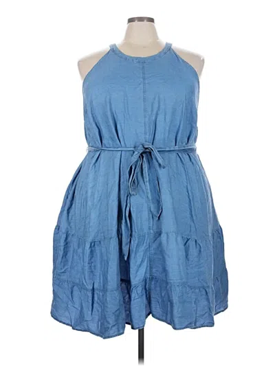 Pre-owned Torrid Casual Dress In Blue