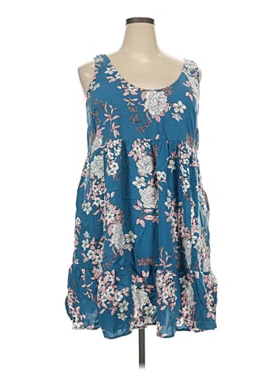 Pre-owned Torrid Casual Dress In Blue