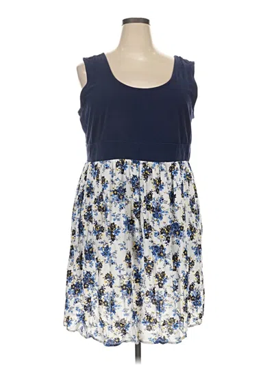Pre-owned Torrid Casual Dress In Blue