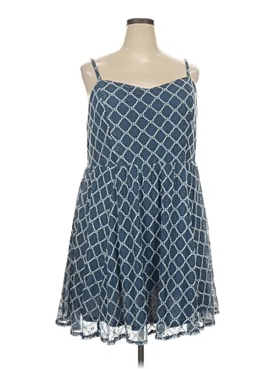 Pre-owned Torrid Casual Dress In Blue