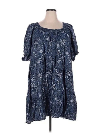 Pre-owned Torrid Casual Dress In Blue