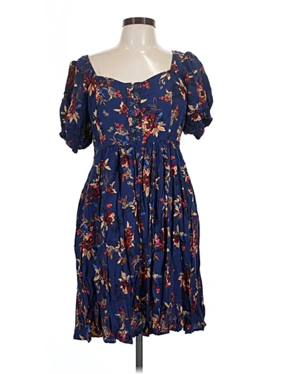Pre-owned Torrid Casual Dress In Blue