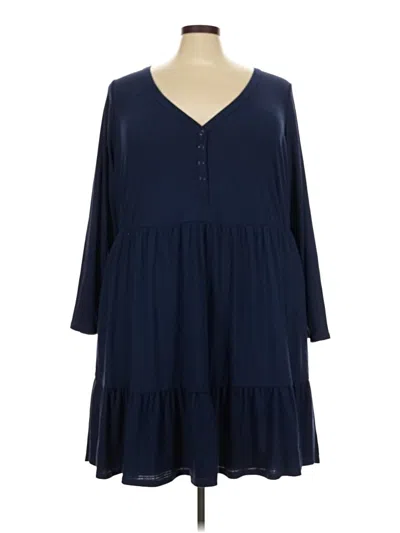 Pre-owned Torrid Casual Dress In Blue