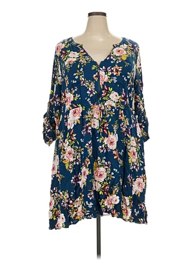 Pre-owned Torrid Casual Dress In Blue