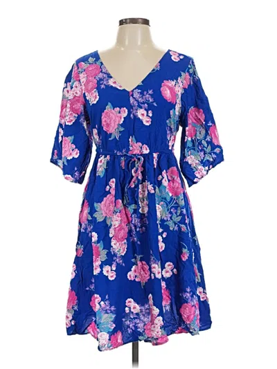 Pre-owned Torrid Casual Dress In Blue