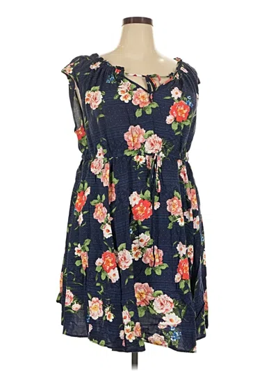 Pre-owned Torrid Casual Dress In Blue
