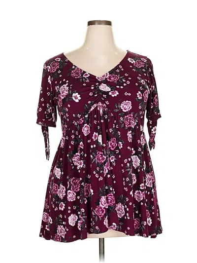 Pre-owned Torrid Casual Dress In Burgundy