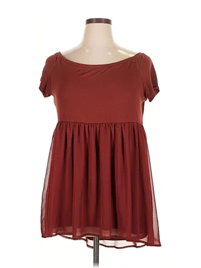 Pre-owned Torrid Casual Dress In Burgundy