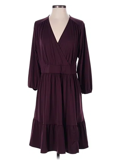 Pre-owned Torrid Casual Dress In Burgundy