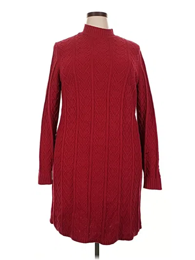 Pre-owned Torrid Casual Dress In Burgundy