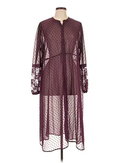 Pre-owned Torrid Casual Dress In Burgundy