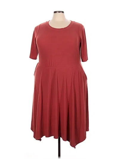 Pre-owned Torrid Casual Dress In Burgundy