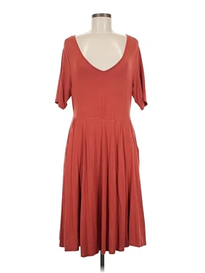 Pre-owned Torrid Casual Dress In Burgundy